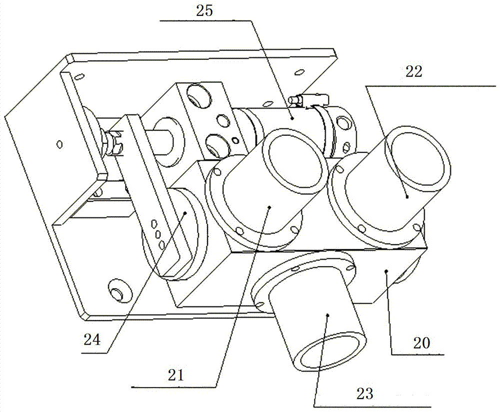 Double-layer circulation system used for AOI procedure of PCB