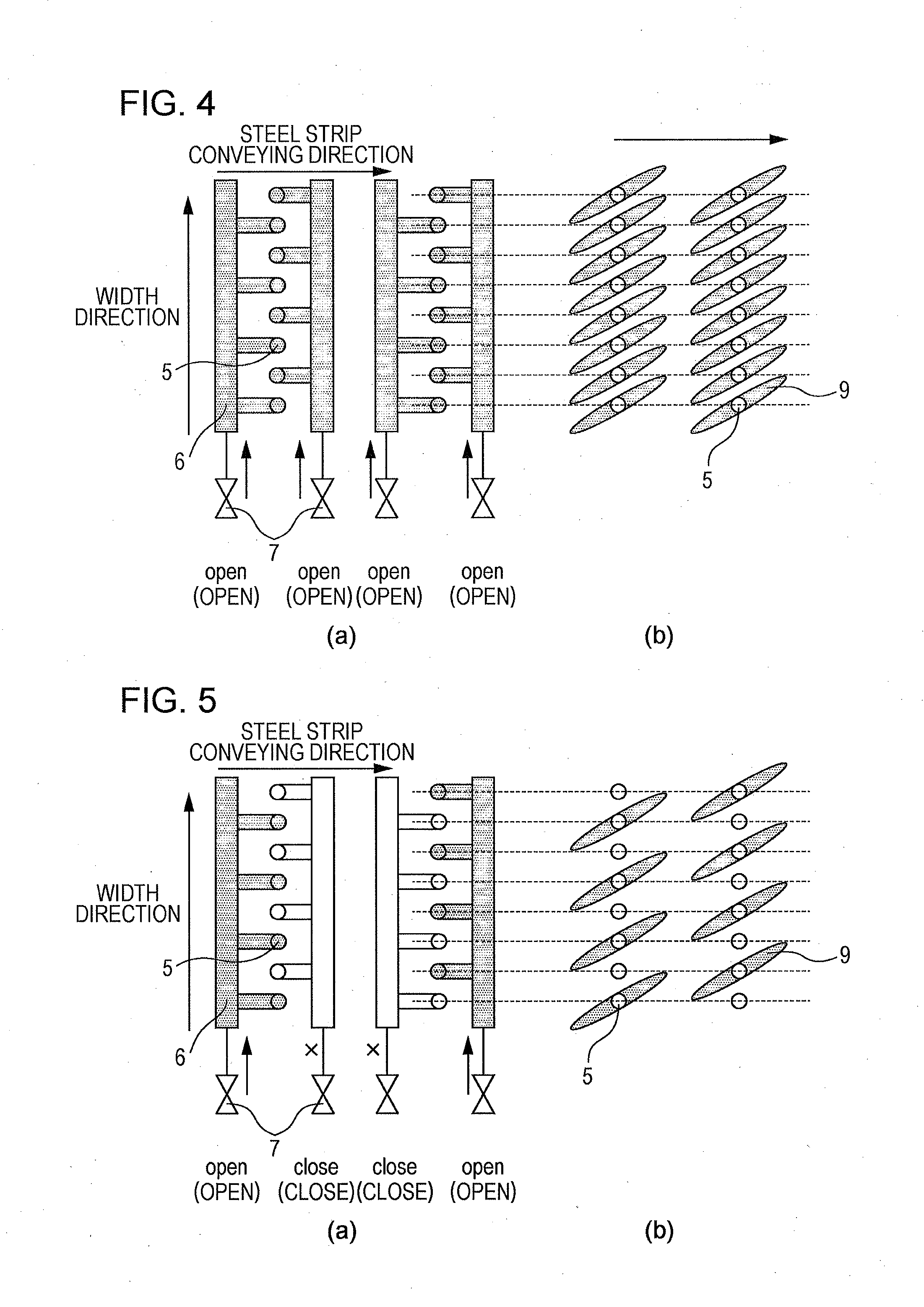 Method and apparatus for cooling hot-rolled steel strip (as amended)