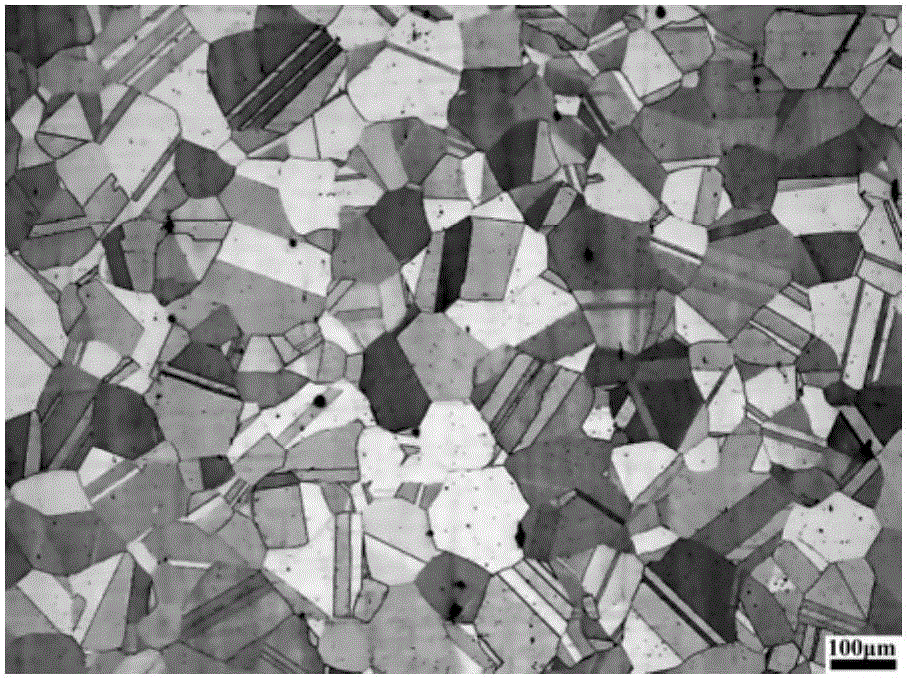 Production method for twinning induced plasticity steel of deformed grain/partial re-crystallization structures