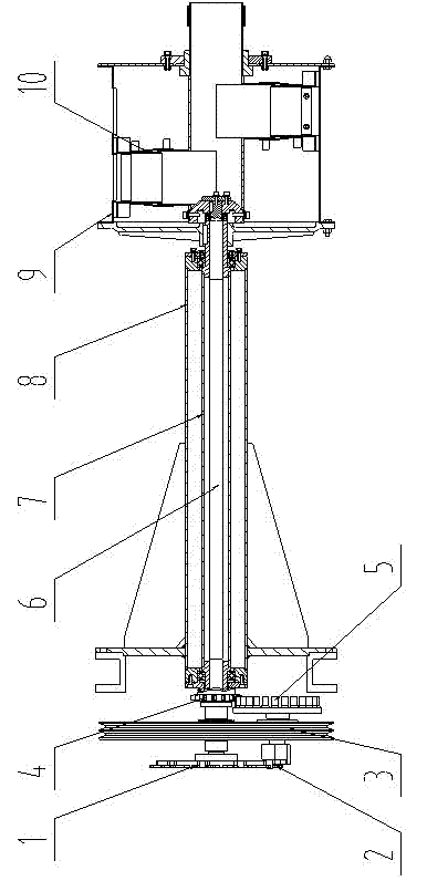 Spaced reversing grooved wheel mechanism