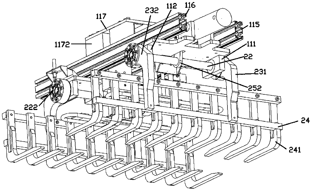 Industrial stacking mechanical gripper