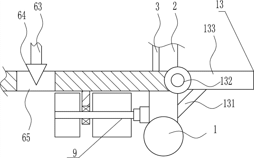 Perforating device for monitor installation