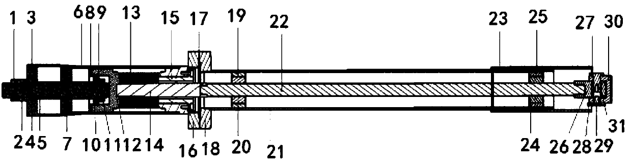 A magnetic channel adjustment device used in the lead-out area of ​​a superconducting cyclotron