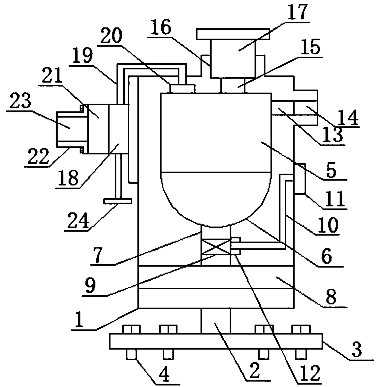 Poultry pen cleaning device for animal husbandry