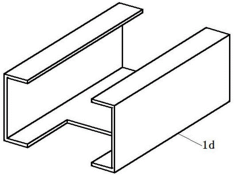 Modular assembly type composite wall and connecting mode thereof