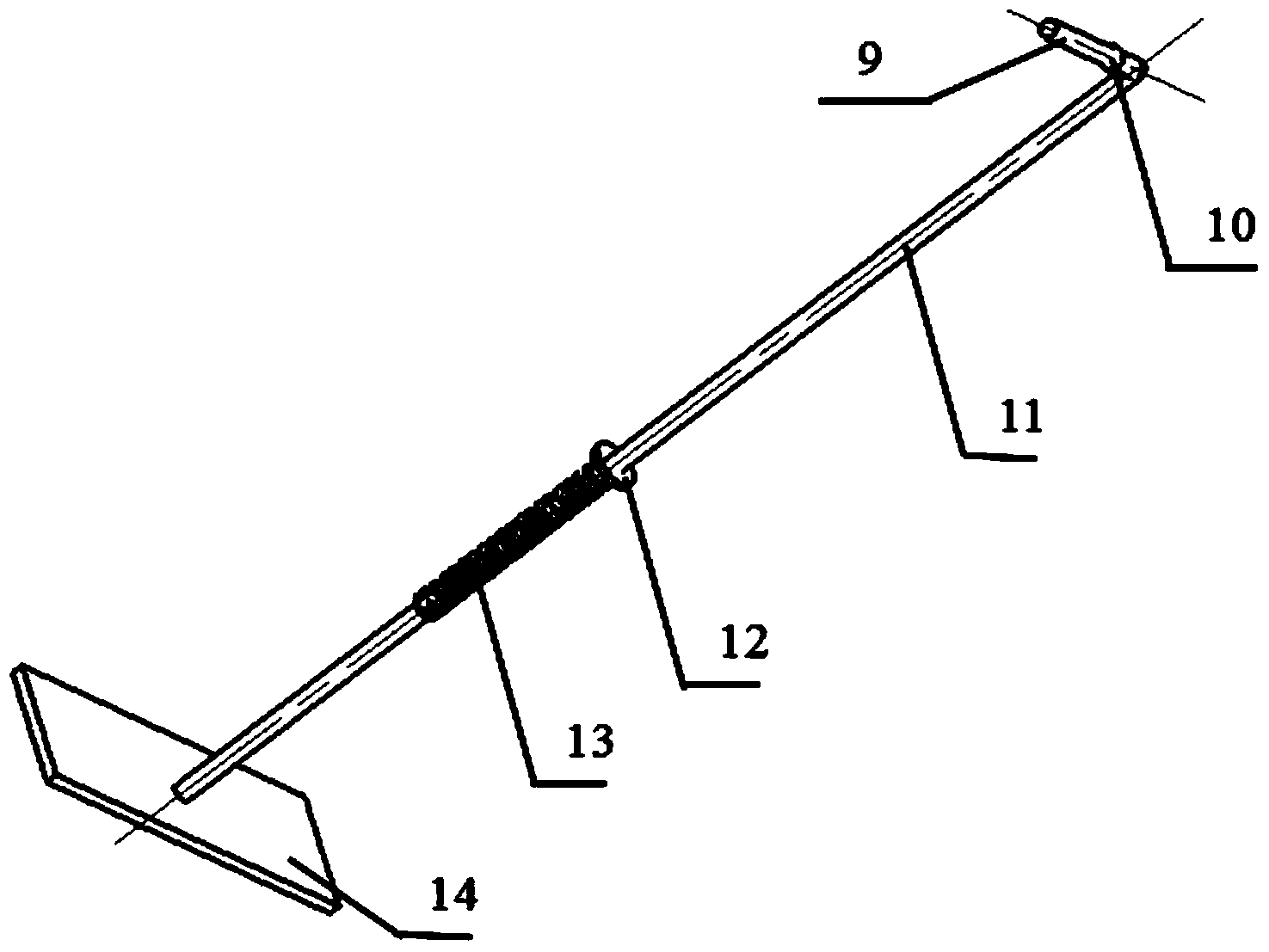 Spade with slime scraper device