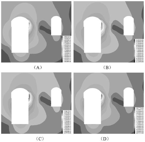 Method for predicting toppling instability of layered rock mass underground engineering high side wall in excavation process