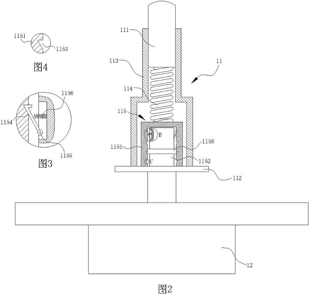 Waxing device capable of keeping enough pressure between yarn and wax block