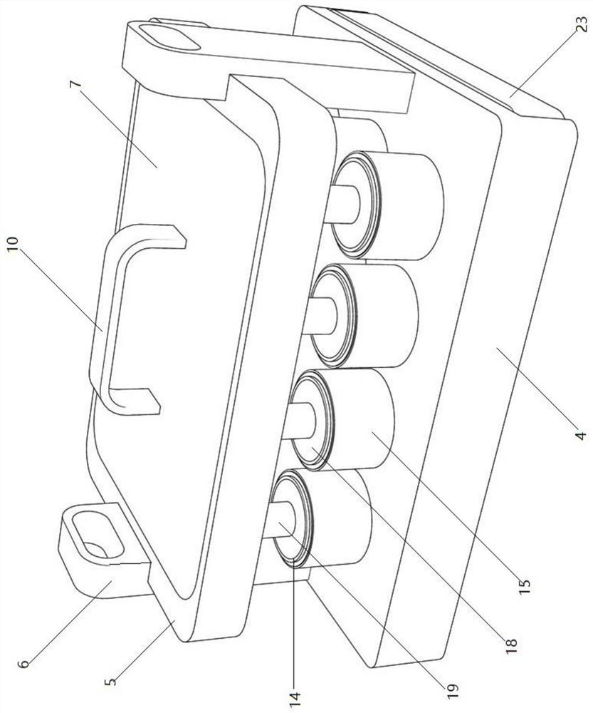 Microbial observation sample preparation device