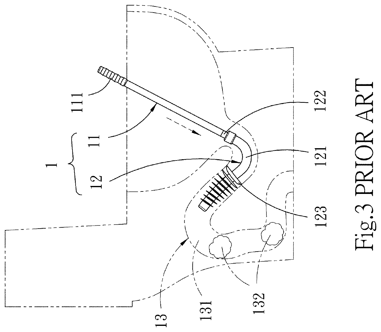 Reciprocating pump-type pipe dredging device