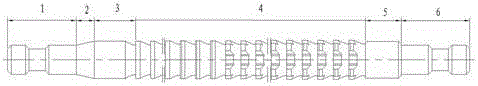 A kind of involute spline broach