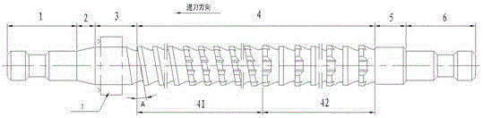 A kind of involute spline broach