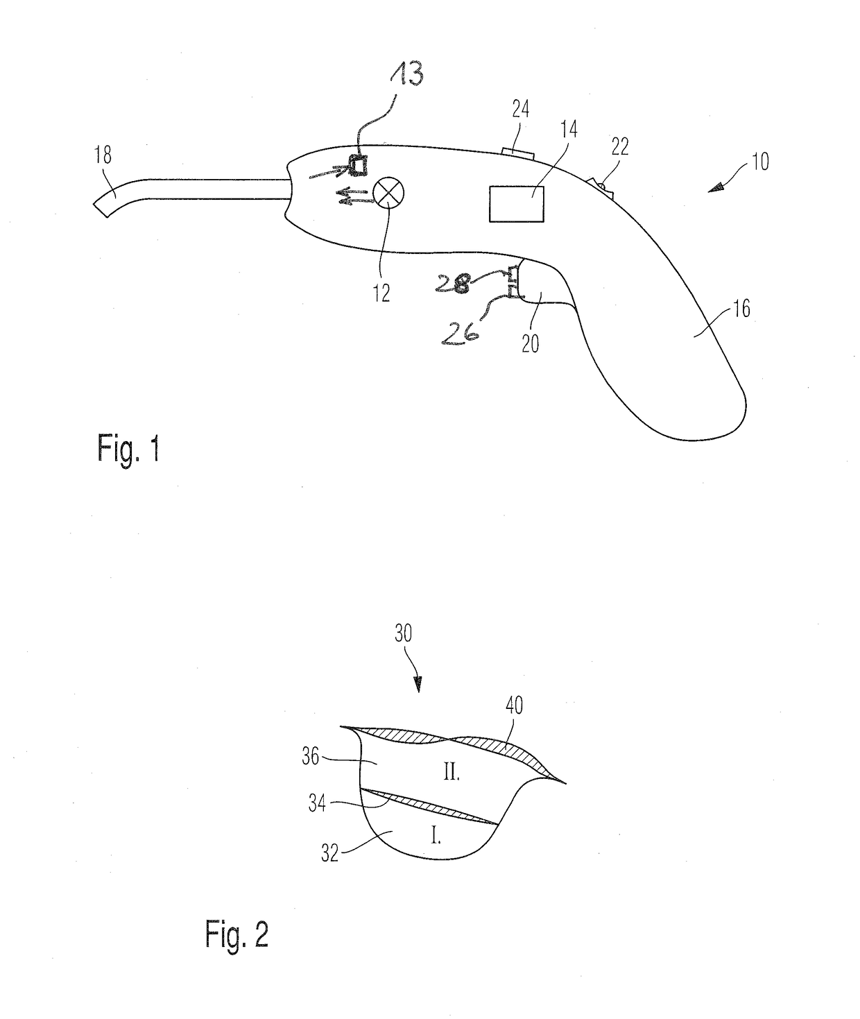 Light curing device for dental restoration materials and method of curing dental restoration materials