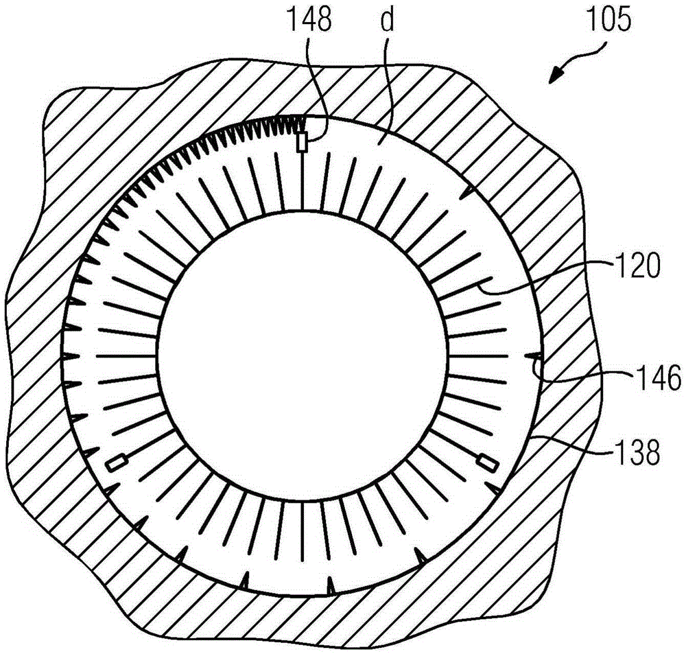 Turbine and method for detecting rubbing