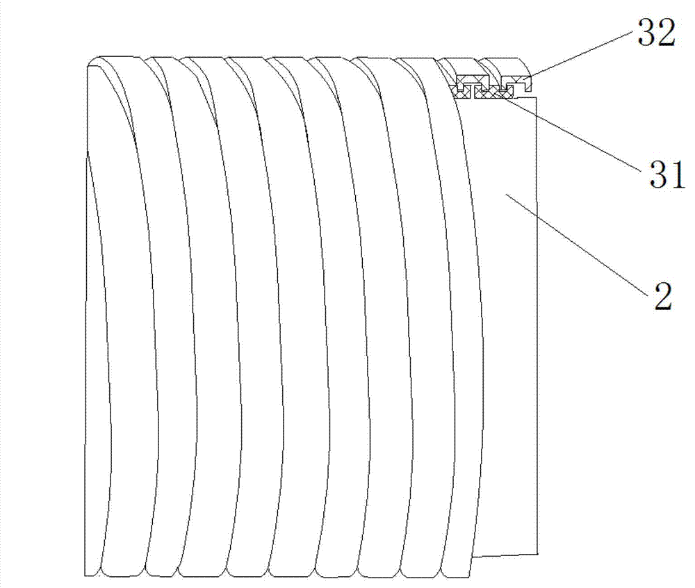 Composite flexible pipe anti-compression armor layer