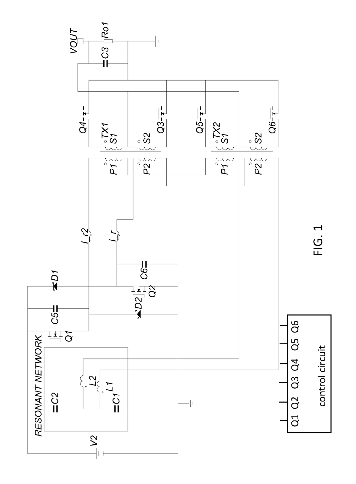 Multi-transformer llc resonant converter circuit