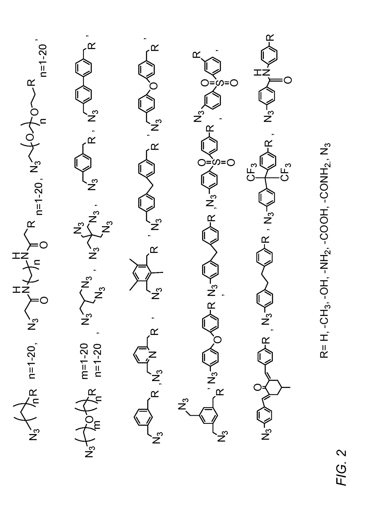 Modification of zeolitic imidazolate frameworks and azide cross-linked mixed-matrix membranes made therefrom