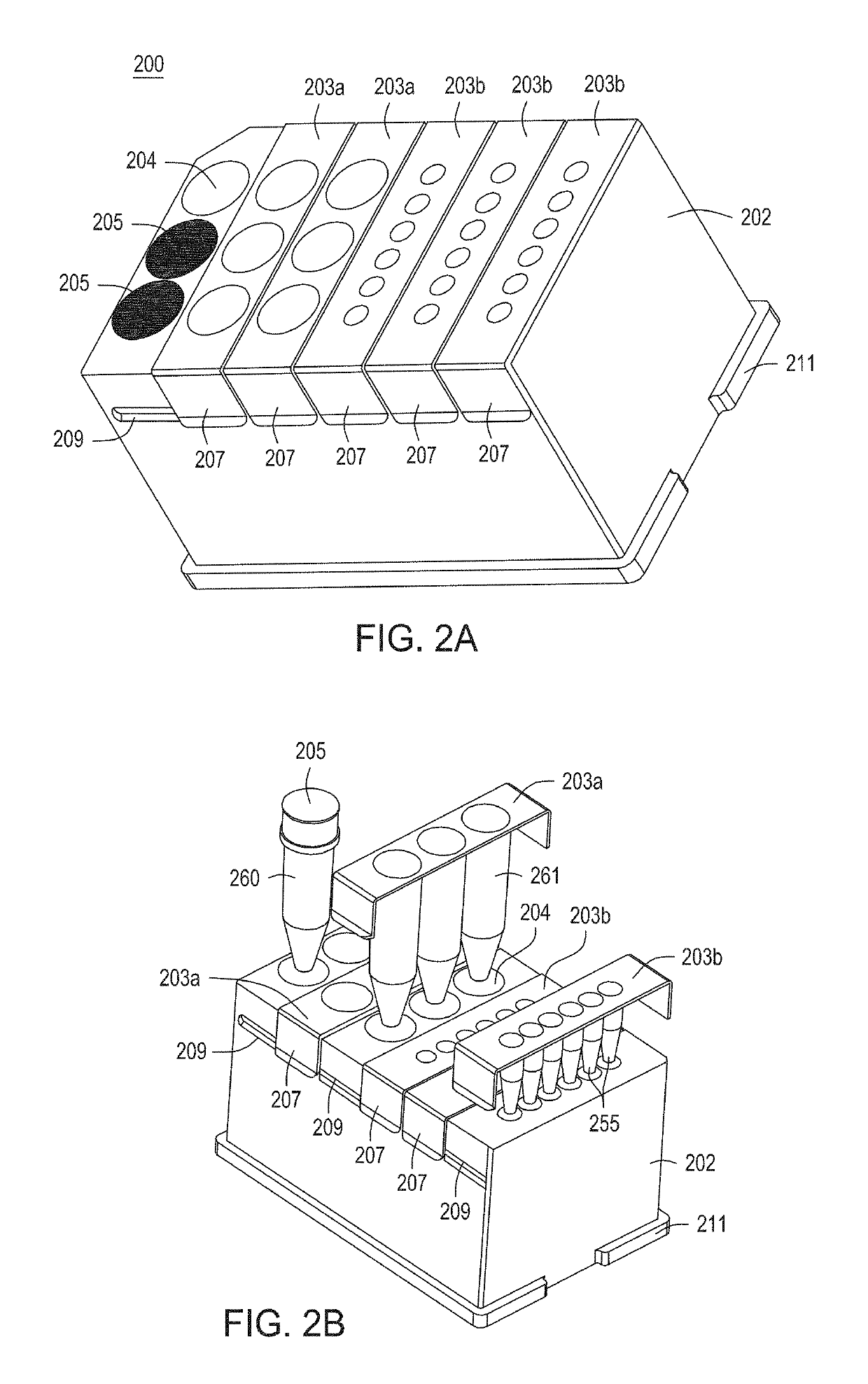 Automated cell processing instruments comprising reagent cartridges