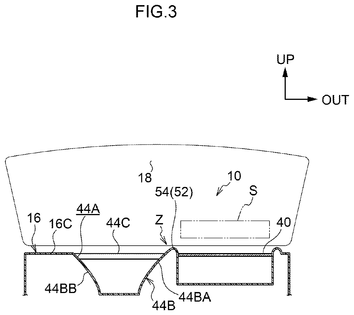 Vehicle instrument panel structure