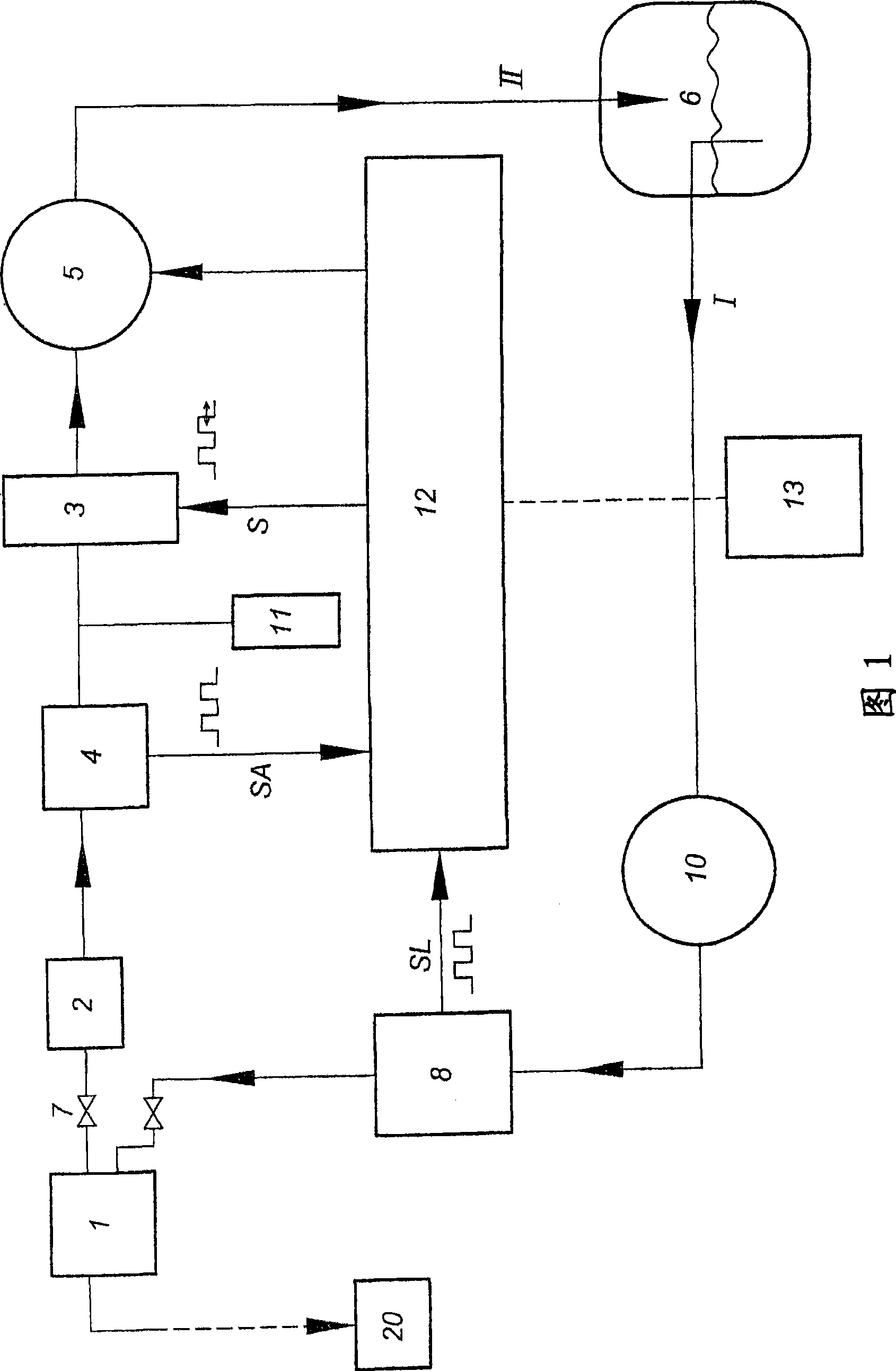 Fuel distributing device with vapor recovery device and method using the same