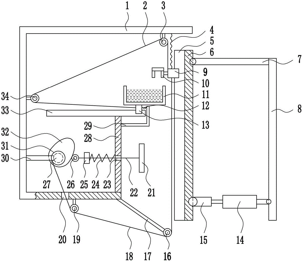 Safe knife grinding device for hardware manufacturing