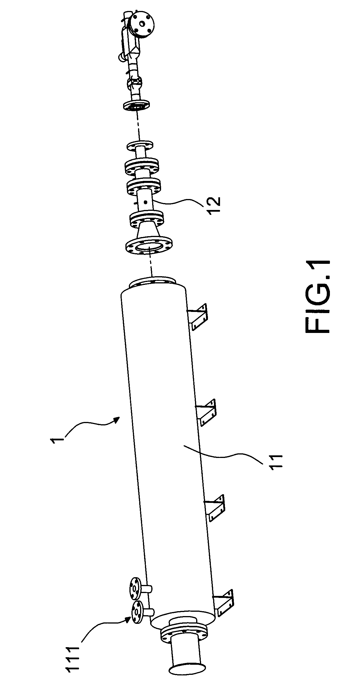 Apparatus for thermal simulation of fuel cell