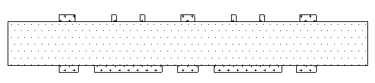 Secondary plating-prior-to-etching metal frame subtraction imbedded chip normal-installation bump structure and process method