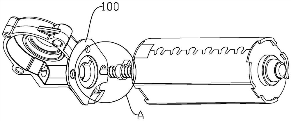 Self-locking device suitable for motor and linear actuator