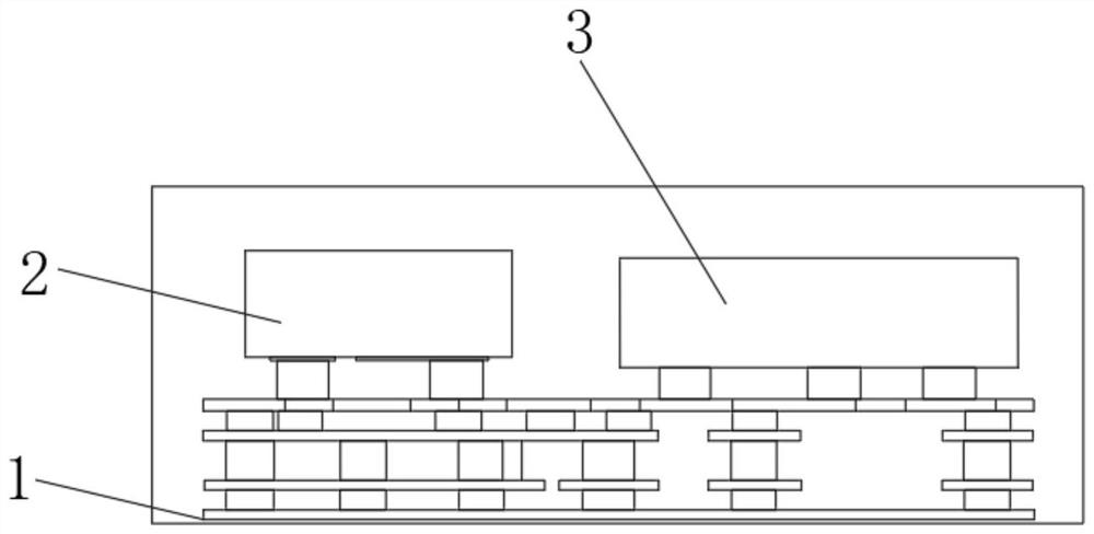 High-performance filter integrating passive device and acoustic mechanical wave device