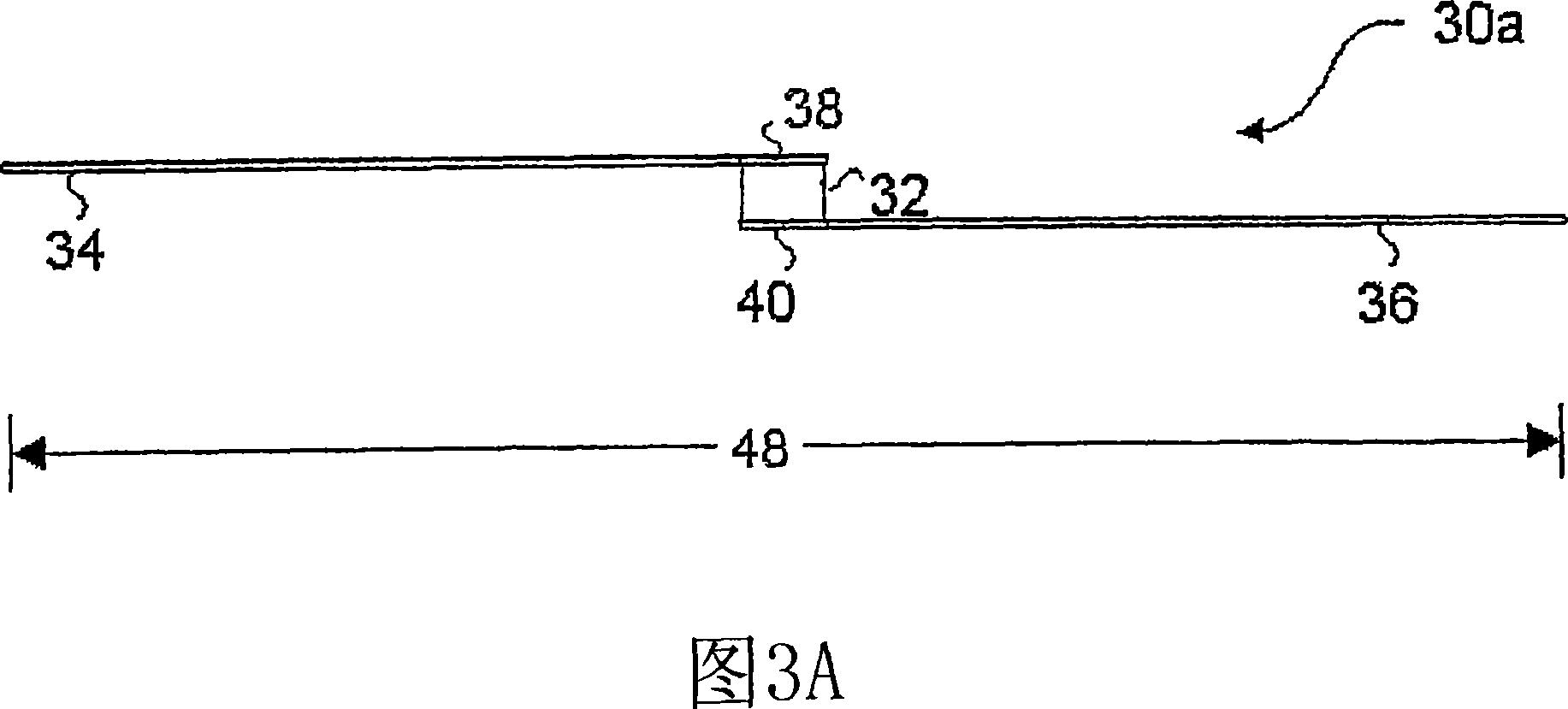 Tyre electronic component with multi-frequency antenna