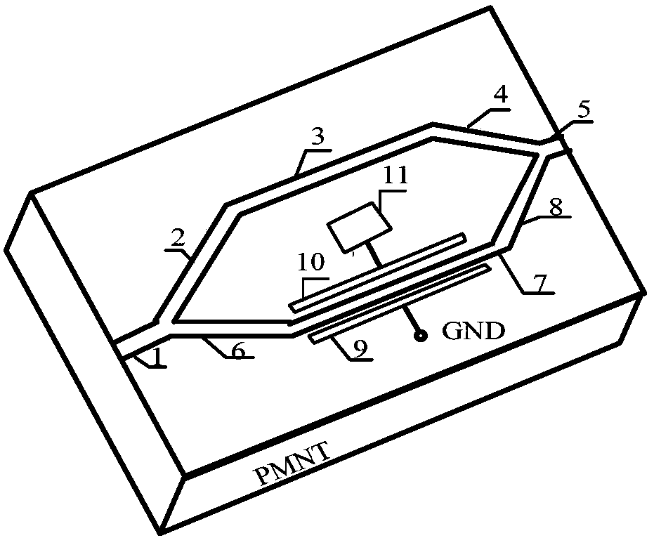 Waveguide electro-optic intensity modulation device with very low half-wave voltage