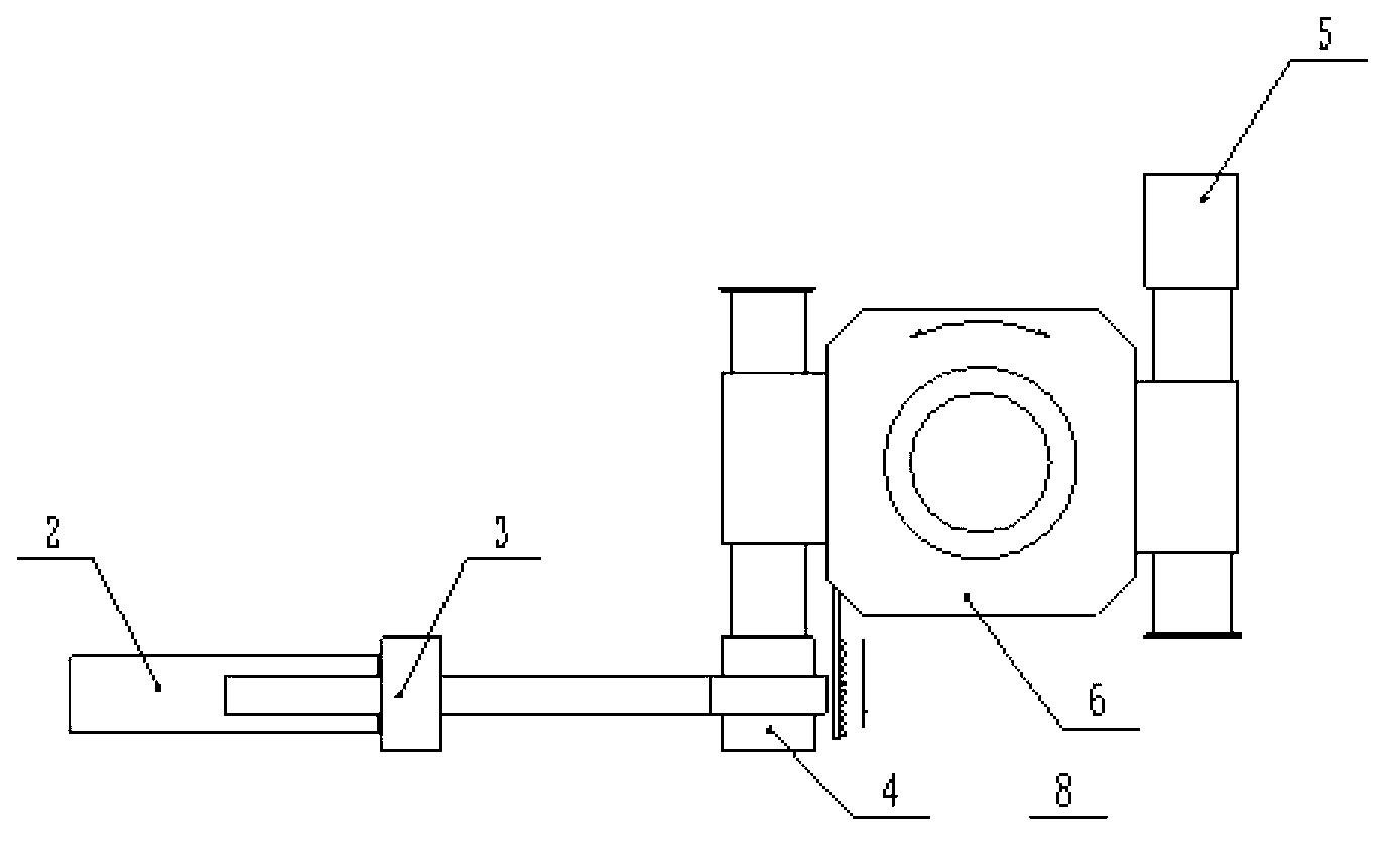 Online reeling device for amorphous ribbon