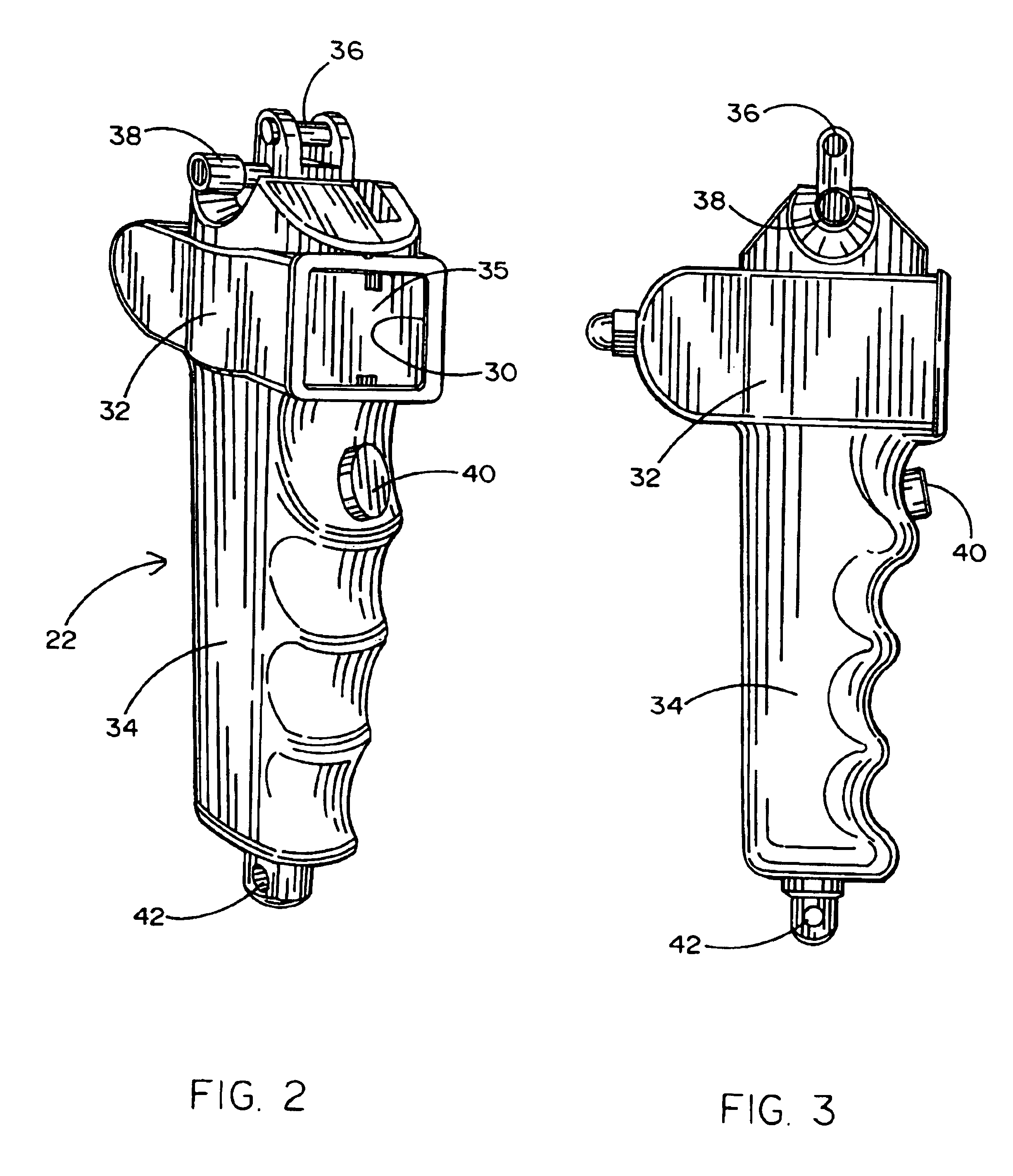 Electric discharge weapon for use as forend grip of rifles