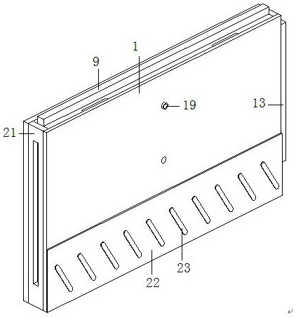 An easy-to-install sandwich color steel plate