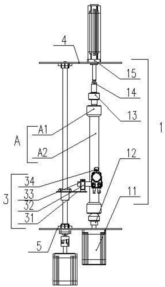 Automatic reciprocating spraying device