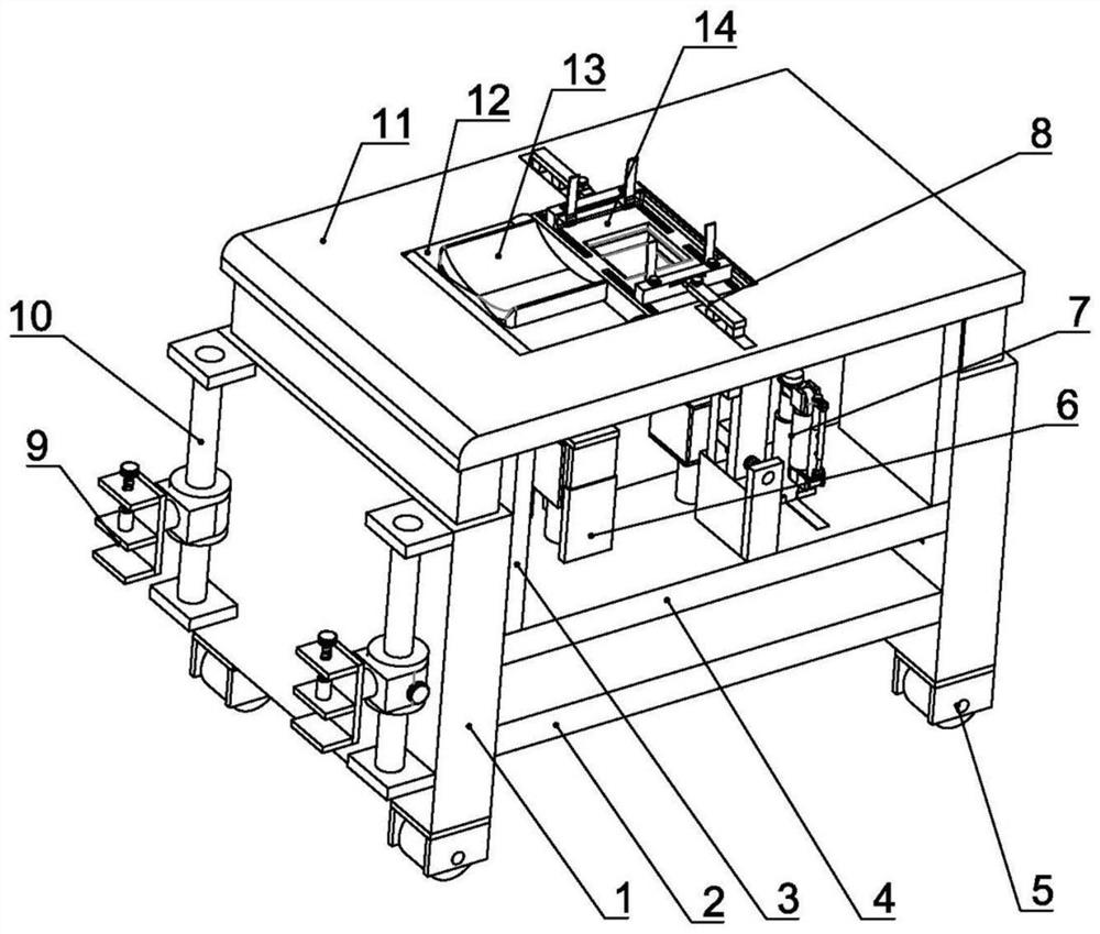 An auxiliary support device for throat head and neck surgery