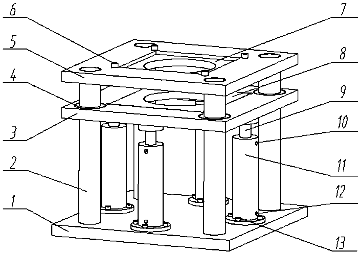 A hydraulic fixture based on progressive forming machine tool and its feeding method for sheet metal forming