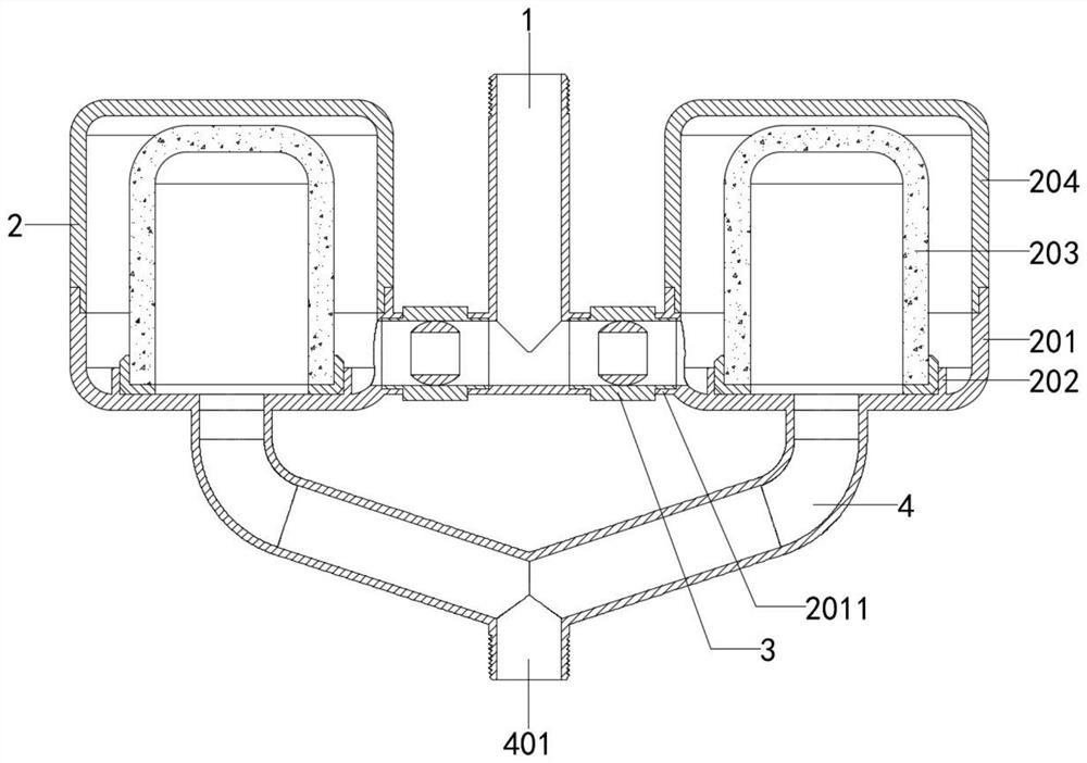 Medical wastewater treatment device