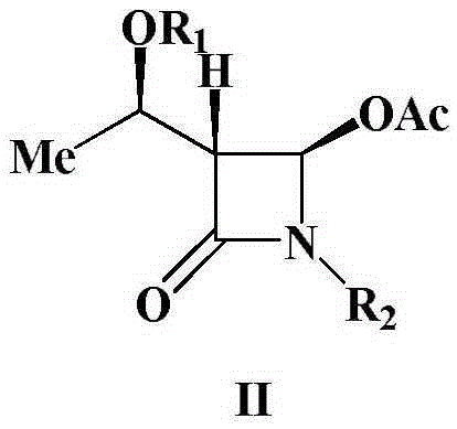 A kind of preparation method of 4-acetoxy-2-azetidinone compound