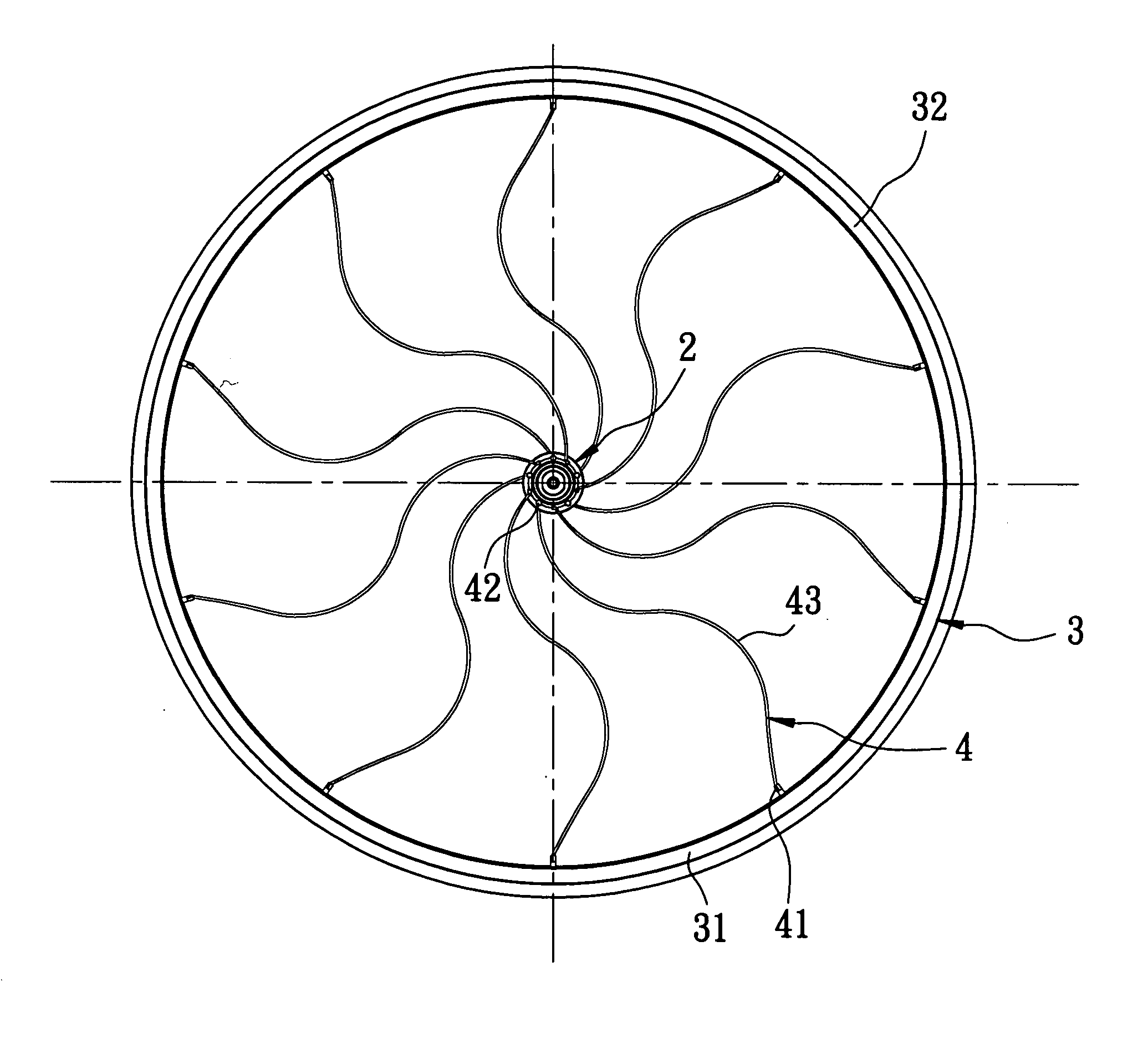 Wheel frame assembly