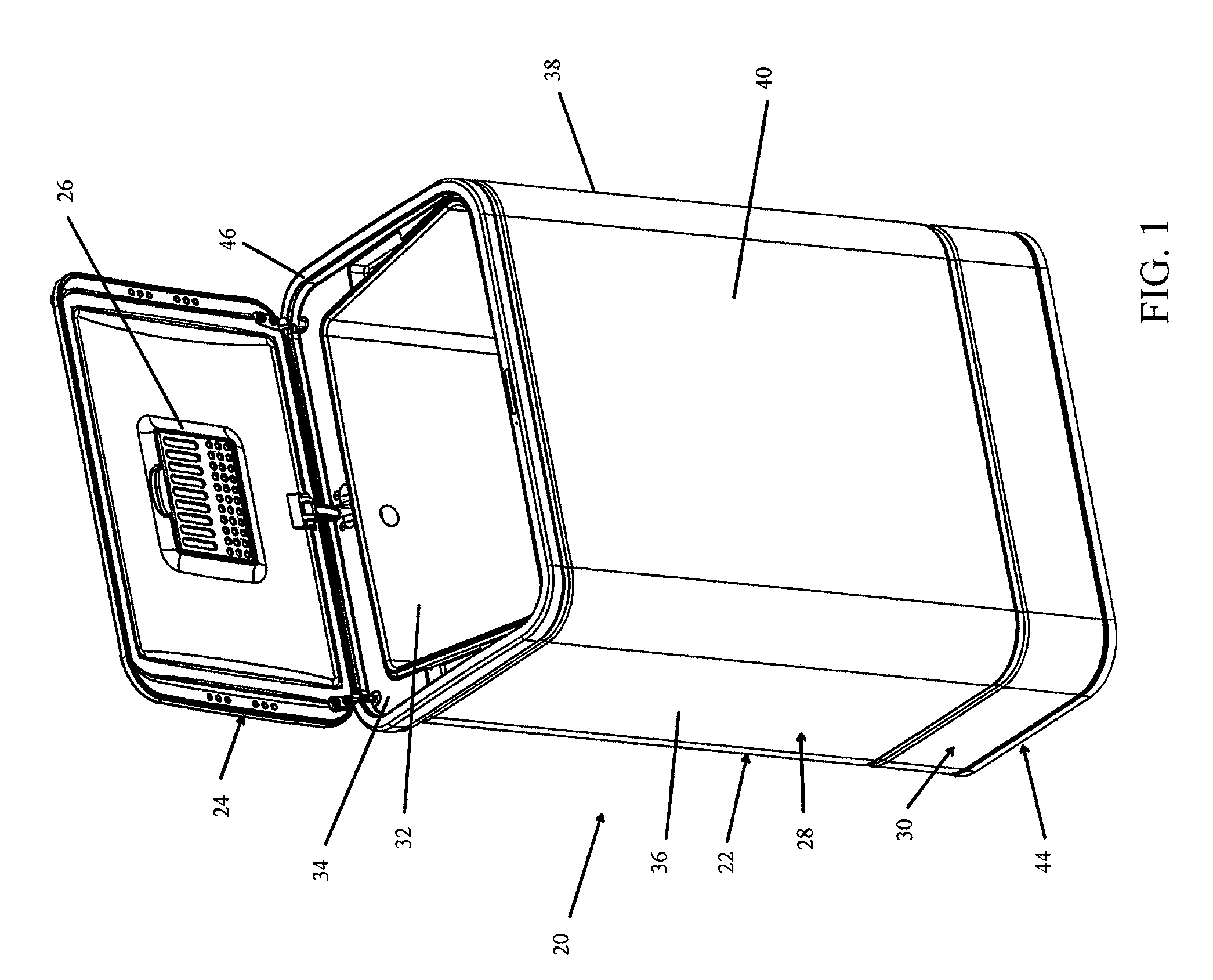 Trash cans with variable gearing assemblies