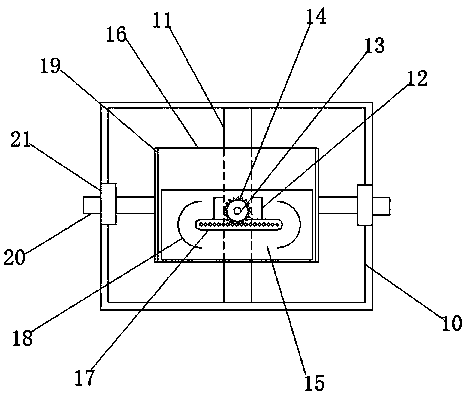 Automatic equipment part clamping device