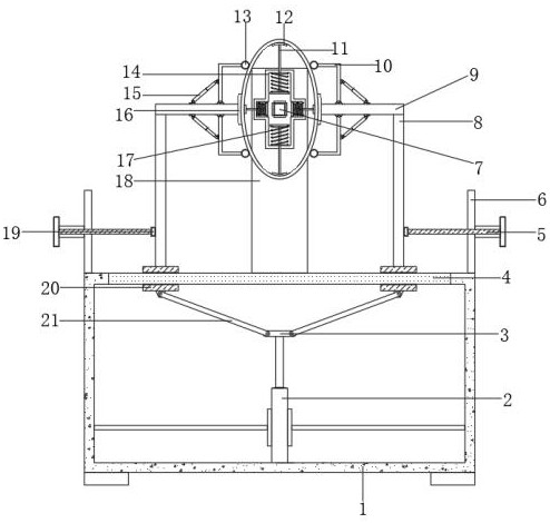 Positioning tool with good stabilizing effect for machining