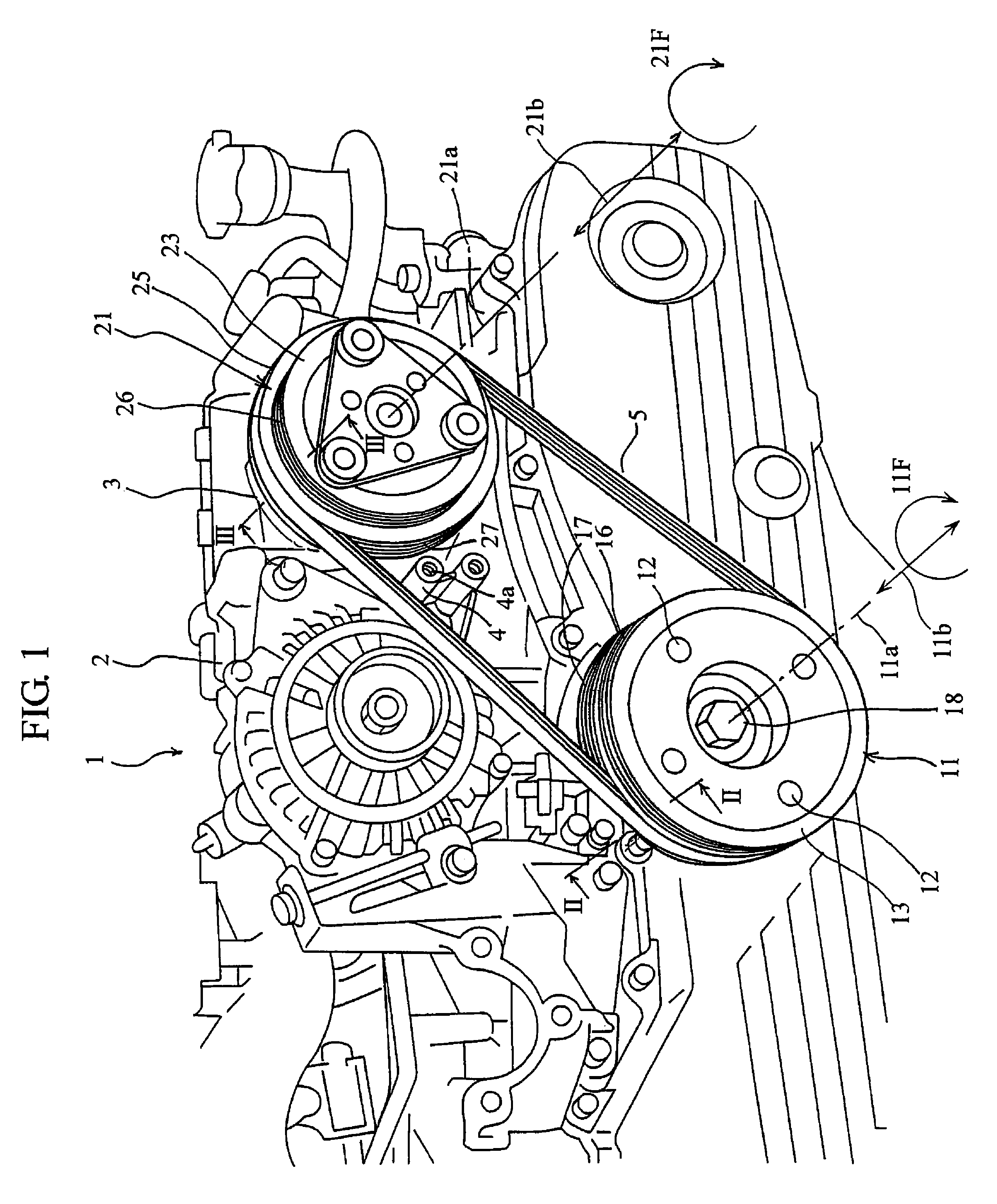 Method and apparatus for mounting and dismounting belts to and from pulleys