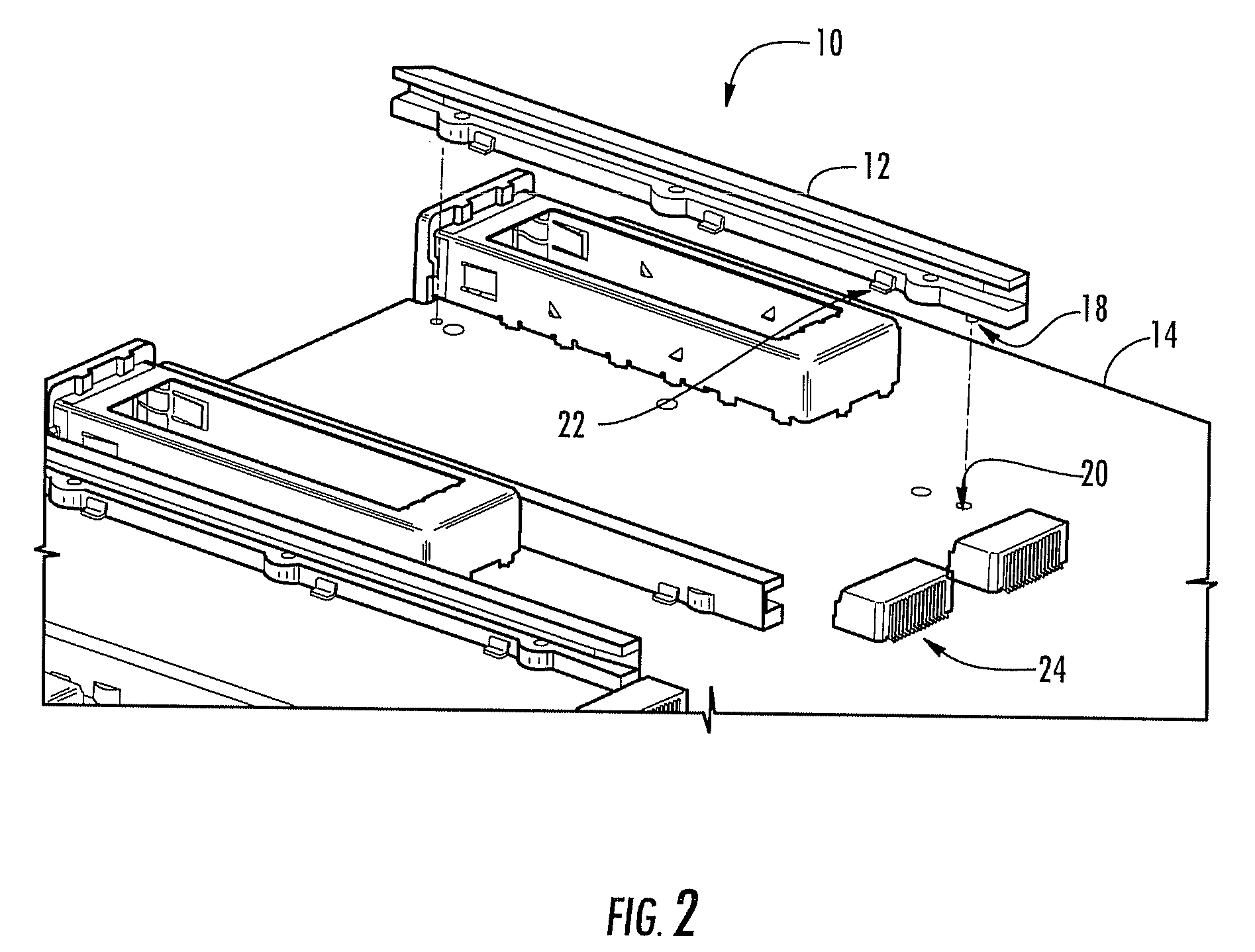 Card guide and heatsink assemblies for pluggable electro-optic modules