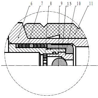 A packer for volume fracturing of horizontal wells