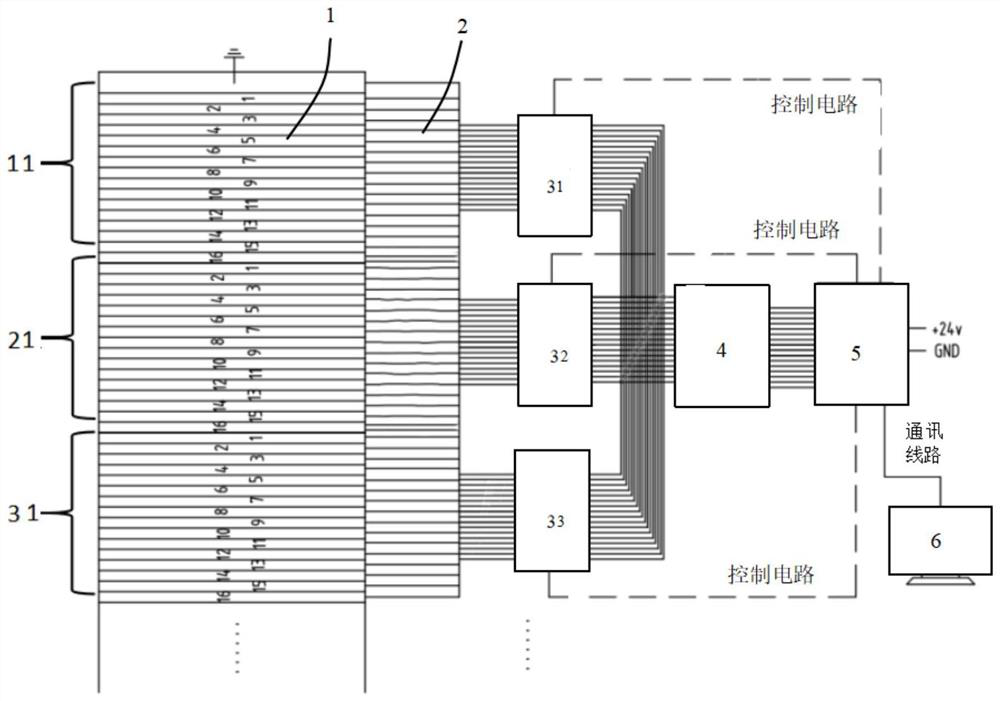 Voltage monitoring system and voltage acquisition method for electrolytic cell small chambers of water electrolysis hydrogen production equipment