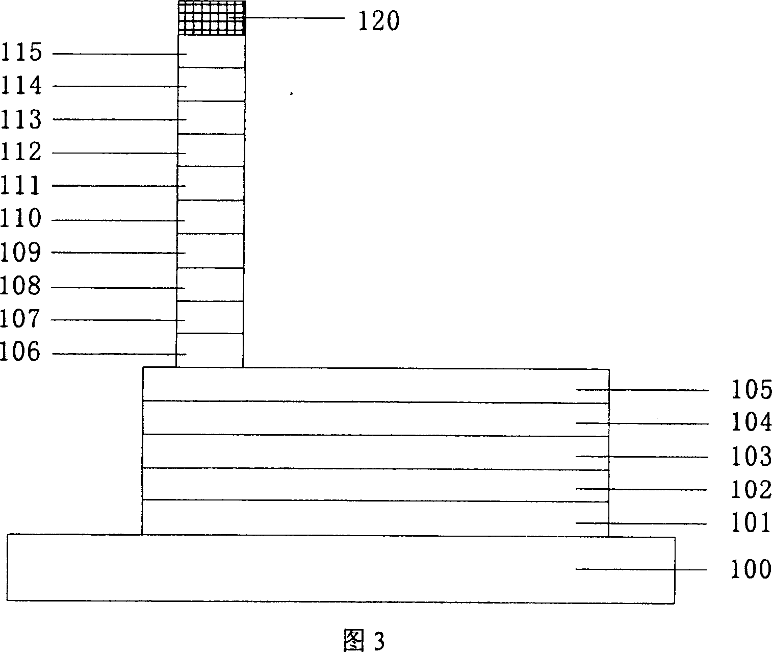 Method for realizing RTD and HEMT single chip integration using dry etching technology