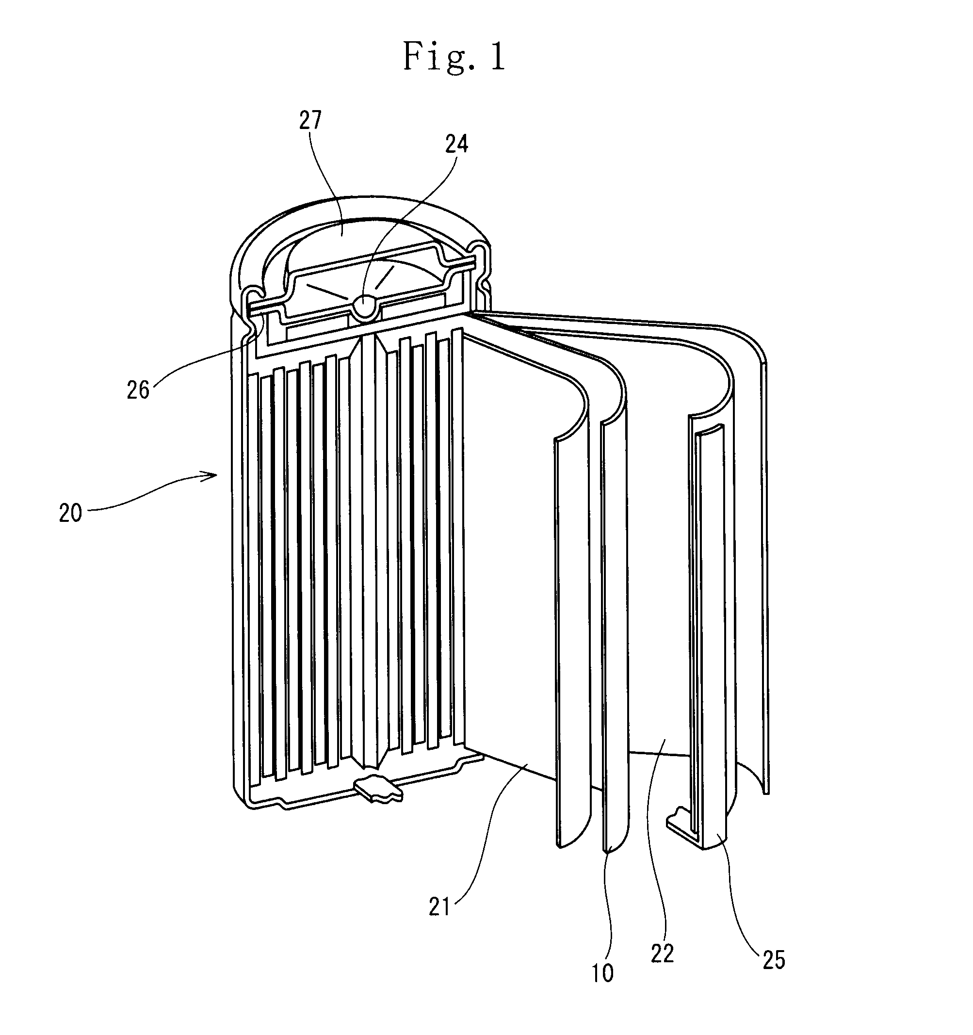 Laminated porous film, separator for lithium cell, and cell