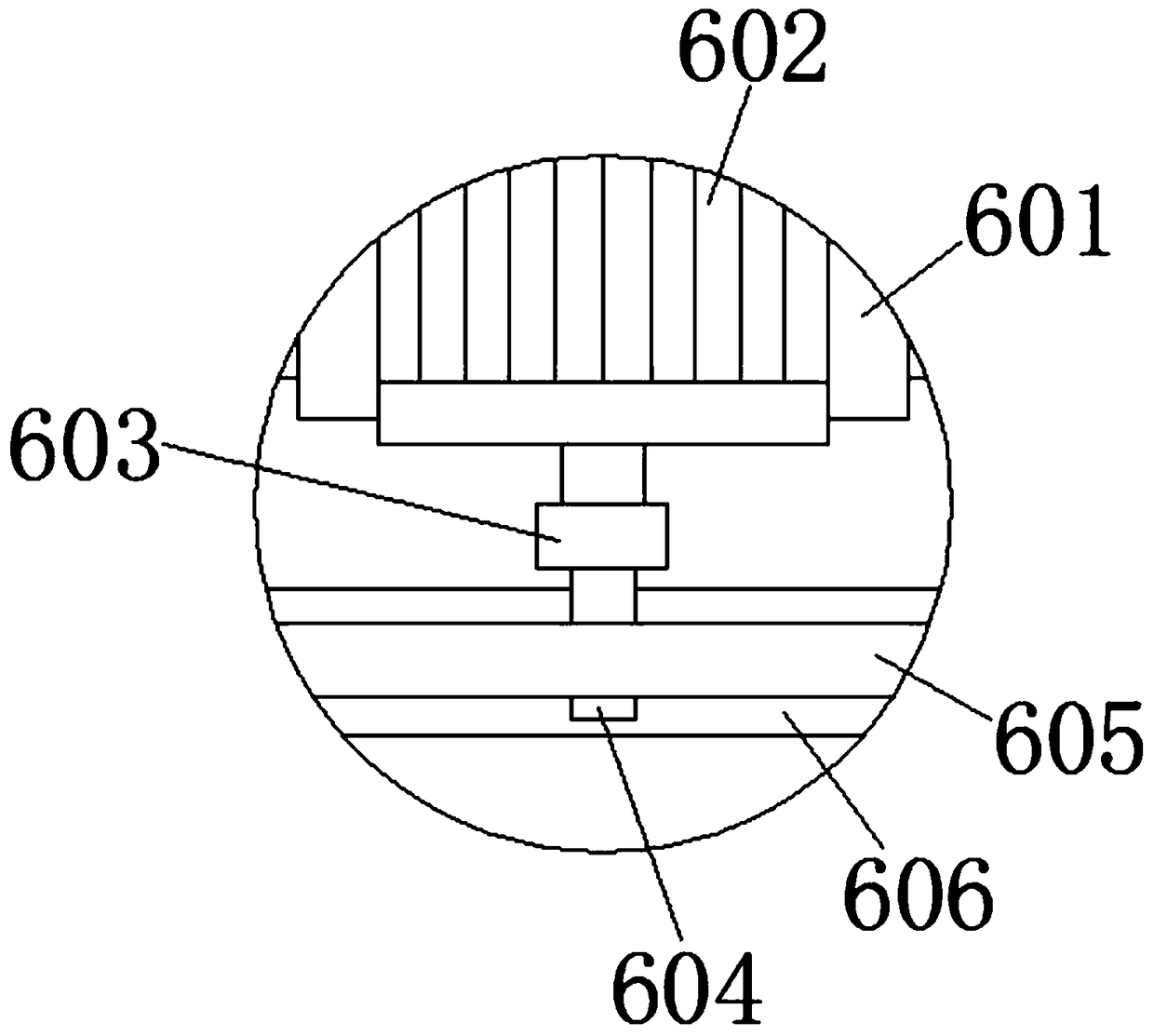 Continuous gradual type water heater flange plate stamping platform